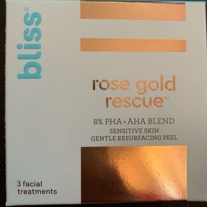 ✨5/$25✨Bliss RoseGoldRescue Gentle ResurfacingPeel